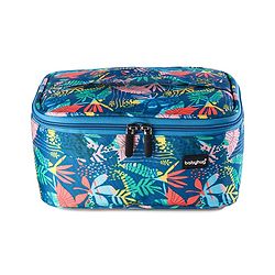 Babyhug Multipurpose Cosmetic Makeup Organizer Toiletry Bag - Blue & Green