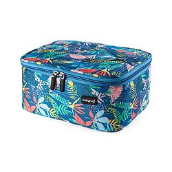 Babyhug Multipurpose Cosmetic Makeup Organizer Toiletry Bag - Blue & Green