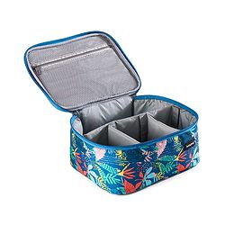 Babyhug Multipurpose Cosmetic Makeup Organizer Toiletry Bag - Blue & Green