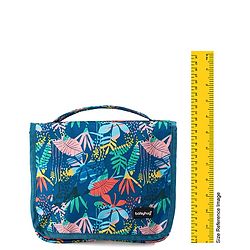 Babyhug Premium Makeup Pouches for Cosmetic Bags Wash Pouch Toiletry Kit - Green & Blue