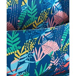 Babyhug Premium Makeup Pouches for Cosmetic Bags Wash Pouch Toiletry Kit - Green & Blue