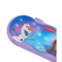 Babyhug Disney Frozen 3D Pencil Box|School Supplies Stationery Organiser|Birthday Return Gift for Kids- Lavender