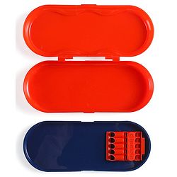 Babyhug Marvel Spiderman 3D Pencil Box|School Supplies Stationery Organiser|Birthday Return Gift for Kids- Red