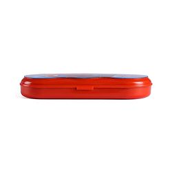 Babyhug Marvel Spiderman 3D Pencil Box|School Supplies Stationery Organiser|Birthday Return Gift for Kids- Red