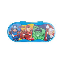 Babyhug Marvel Spiderman 3D Pencil Box|School Supplies Stationery Organiser|Birthday Return Gift for Kids- Red