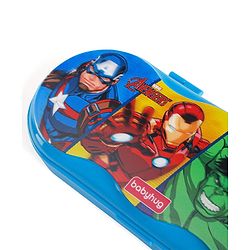 Babyhug Marvel Spiderman 3D Pencil Box|School Supplies Stationery Organiser|Birthday Return Gift for Kids- Red