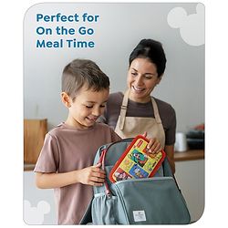 Babyhug Disney Frozen 3D Stainless Steel Lunch box with inner container,700ml & 100ml, Airtight Lunch for School Kids|BPA Free|100% Food Grade|Dishwasher Safe|Reusable|Recyclable- Lavender