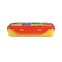 Babyhug Disney Frozen 3D Stainless Steel Lunch box with inner container,700ml & 100ml, Airtight Lunch for School Kids|BPA Free|100% Food Grade|Dishwasher Safe|Reusable|Recyclable- Lavender