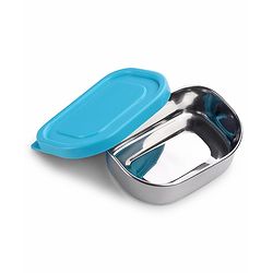 Babyhug Disney Frozen 3D Stainless Steel Lunch box with inner container,700ml & 100ml, Airtight Lunch for School Kids|BPA Free|100% Food Grade|Dishwasher Safe|Reusable|Recyclable- Lavender