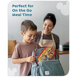 Babyhug Disney Frozen 3D Stainless Steel Lunch box with inner container,700ml & 100ml, Airtight Lunch for School Kids|BPA Free|100% Food Grade|Dishwasher Safe|Reusable|Recyclable- Lavender