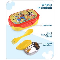 Babyhug Disney Frozen 3D Stainless Steel Lunch box with inner container,700ml & 100ml, Airtight Lunch for School Kids|BPA Free|100% Food Grade|Dishwasher Safe|Reusable|Recyclable- Lavender