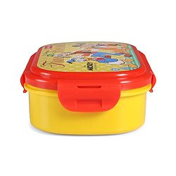 Babyhug Disney Frozen 3D Stainless Steel Lunch box with inner container,700ml & 100ml, Airtight Lunch for School Kids|BPA Free|100% Food Grade|Dishwasher Safe|Reusable|Recyclable- Lavender