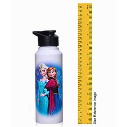 Babyhug Disney Frozen Stainless Steel Water Bottle|Leak Resistant|BPA Free|Rust Proof|750ml