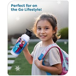 Babyhug Disney Frozen Stainless Steel Water Bottle|Leak Resistant|BPA Free|Rust Proof|750ml