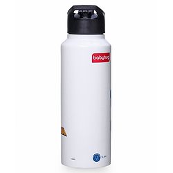 Babyhug Marvel Spiderman Stainless Steel Water Bottle|Leak Resistant|BPA Free|Rust Proof|750ml