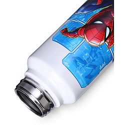 Babyhug Marvel Spiderman Stainless Steel Water Bottle|Leak Resistant|BPA Free|Rust Proof|750ml