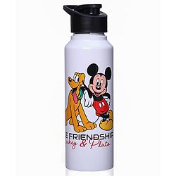 Babyhug Disney Mickey & Friends Stainless Steel Water Bottle|Leak Resistant|BPA Free|Rust Proof|750ml