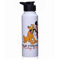 Babyhug Disney Mickey & Friends Stainless Steel Water Bottle|Leak Resistant|BPA Free|Rust Proof|750ml