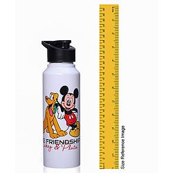 Babyhug Disney Mickey & Friends Stainless Steel Water Bottle|Leak Resistant|BPA Free|Rust Proof|750ml