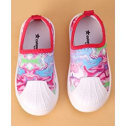 Cute Walk by Babyhug Slip On Casual Shoes with Abstract Print - Pink