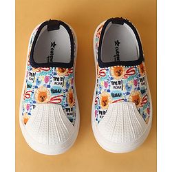 Cute Walk by Babyhug Slip On Casual Shoes with Lion Print - Blue
