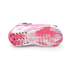 Cute Walk by Babyhug Clogs with Backsrtap Ice Cream & Rainbow Applique - Pink