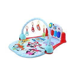 Babyhug Premium Disney Mickey & Friends Musical Baby Play Gym|Piano, Lights, Rattles & Tummy Time Mat | Fitness Rack with Hanging Rattles Interactive Learning Keyboard Piano| BIS Certified