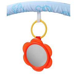 Babyhug Premium Disney Mickey & Friends Musical Baby Play Gym|Piano, Lights, Rattles & Tummy Time Mat | Fitness Rack with Hanging Rattles Interactive Learning Keyboard Piano| BIS Certified