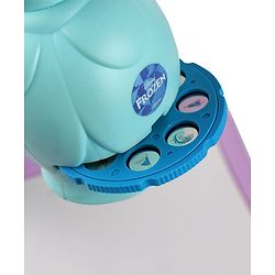 Babyhug  Disney Premium Frozen Adventure Small Tracing Projector Set Battery Operated Projector Table with Slides for Learning and Painting with Projector Lamp & Music - Purple & Light Blue