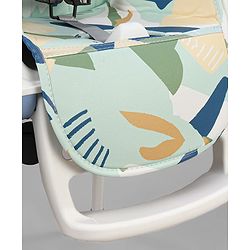 Babyhug Comfy 3 in 1 High Chair with Printed Cushion-Blue