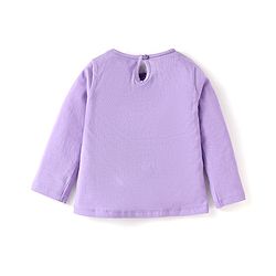 Babyhug Disney Single Jersey Knit Full Sleeves T-Shirts with Minnie & Bambie Graphics Pack of 3 - Pink Green & Purple
