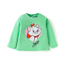 Babyhug Disney Single Jersey Knit Full Sleeves T-Shirts with Minnie & Bambie Graphics Pack of 3 - Pink Green & Purple