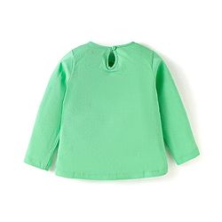 Babyhug Disney Single Jersey Knit Full Sleeves T-Shirts with Minnie & Bambie Graphics Pack of 3 - Pink Green & Purple