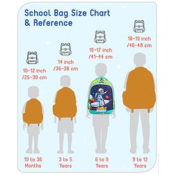 Babyhug Explore Space School Backpack|2 Main Compartments, 1 Front Pocket, 2 side Bottle Pockets|Water Resistant|Long lasting and Durable Zippers | Comfortable back cushioning | For School, Travel and Outdoors|Yellow- 16inches