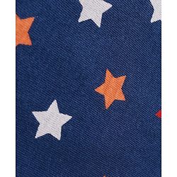 Babyhug Cotton Knit Full Sleeves Star Printed Night Suit - Navy Blue
