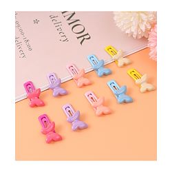 Babyhug  Free Size Snap Clips with Butterfly Applique Pack of 10 - Multicolor