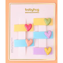 Babyhug Snap Clips Pack of 5 - Multicolor