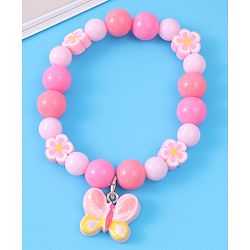 Babyhug Free Size Jewellery Set with Bunny & Bow Applique - Pink