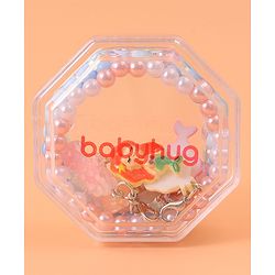 Babyhug Bracelets & Bangles with Mermaid Applique Charms Free Size Pack of 3 - Multicolor