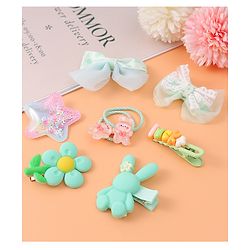 Babyhug Hair Accessories with Bow Applique Combo Sets - Multicolor