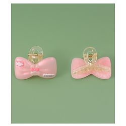 Babyhug Hair Pins And Clips  with Bow Appliques Pack of 6 - Pink