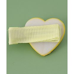 Babyhug Hair Pins And Clips with Bow Applique Pack of 8 - Yellow