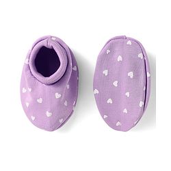 Babyhug 100% Cotton Interlock Knit Cap Mittens & Booties Set With Cat Face Print Purple - Diameter 10 cm