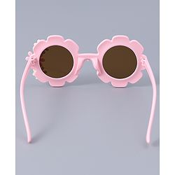 Babyhug Hair Clip And Sunglasses Combo Set Free Size - Pink