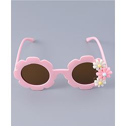 Babyhug Hair Clip And Sunglasses Combo Set Free Size - Pink