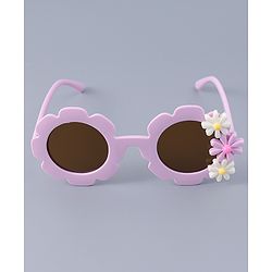 Babyhug Hair Clip And Sunglasses Combo Set Free Size - Purple