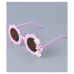 Babyhug Hair Clip And Sunglasses Combo Set Free Size - Purple