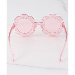 Babyhug Hairband & Sunglasses Combo Set with Floral Applique Free Size - Pink