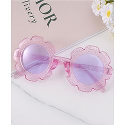 Babyhug Hairband & Sunglasses Combo Set with Floral Applique Free Size - Pink