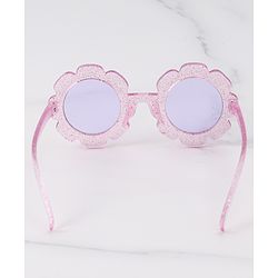Babyhug Hairband & Sunglasses Combo Set with Floral Applique Free Size - Pink